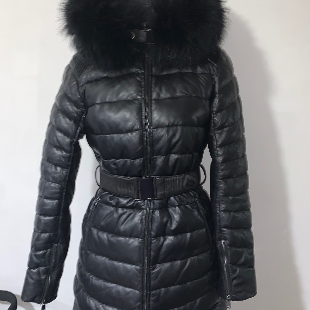 Danier Leather winter coat with genuine fur